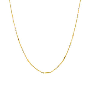 OLIVIE Stříbrný náhrdelník GOLD 8956 Ag 925; ≤2,1 g.